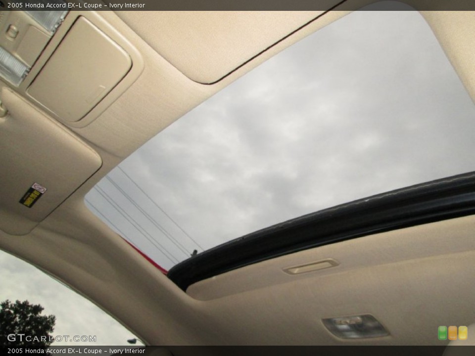 Ivory Interior Sunroof for the 2005 Honda Accord EX-L Coupe #82758872