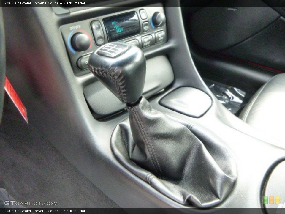 Black Interior Transmission for the 2003 Chevrolet Corvette Coupe #82759131