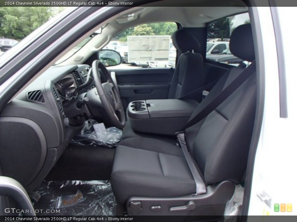 Ebony Interior Front Seat for the 2014 Chevrolet Silverado 2500HD LT Regular Cab 4x4 #82760641