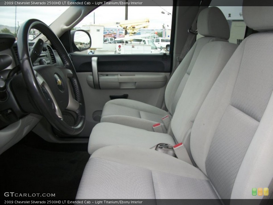 Light Titanium/Ebony Interior Front Seat for the 2009 Chevrolet Silverado 2500HD LT Extended Cab #82760659