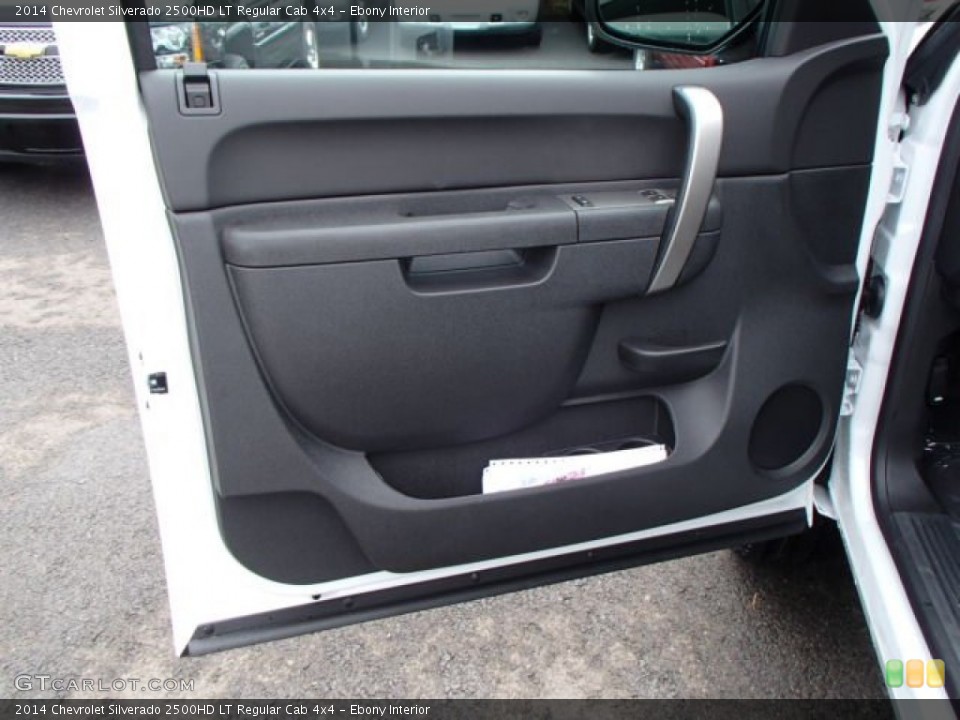 Ebony Interior Door Panel for the 2014 Chevrolet Silverado 2500HD LT Regular Cab 4x4 #82760664