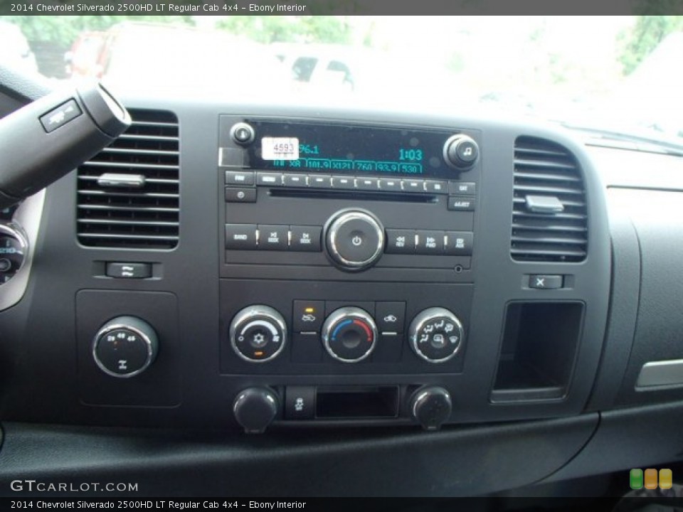 Ebony Interior Controls for the 2014 Chevrolet Silverado 2500HD LT Regular Cab 4x4 #82760721