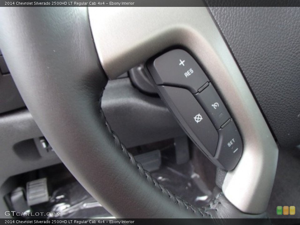 Ebony Interior Controls for the 2014 Chevrolet Silverado 2500HD LT Regular Cab 4x4 #82760789
