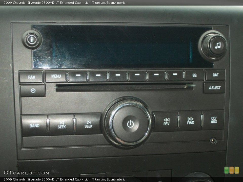 Light Titanium/Ebony Interior Audio System for the 2009 Chevrolet Silverado 2500HD LT Extended Cab #82760806