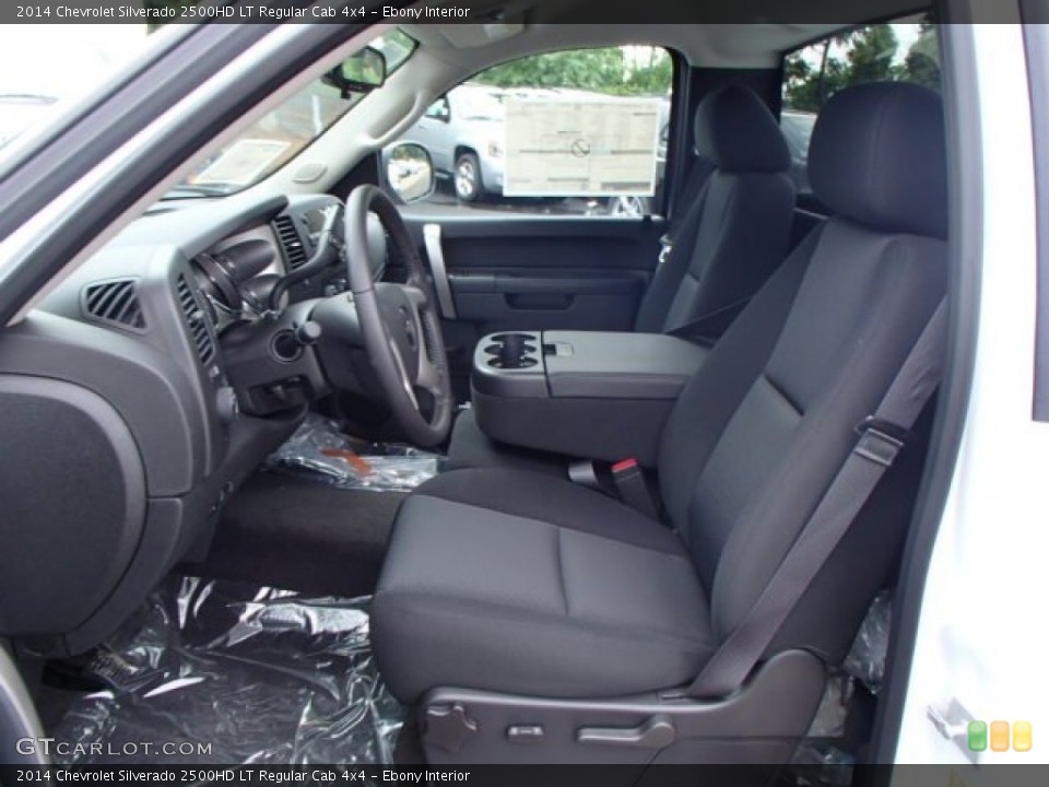 Ebony Interior Front Seat for the 2014 Chevrolet Silverado 2500HD LT Regular Cab 4x4 #82761904