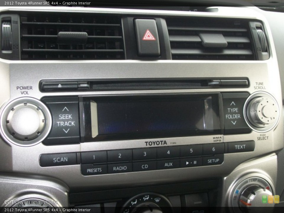 Graphite Interior Audio System for the 2012 Toyota 4Runner SR5 4x4 #82762857
