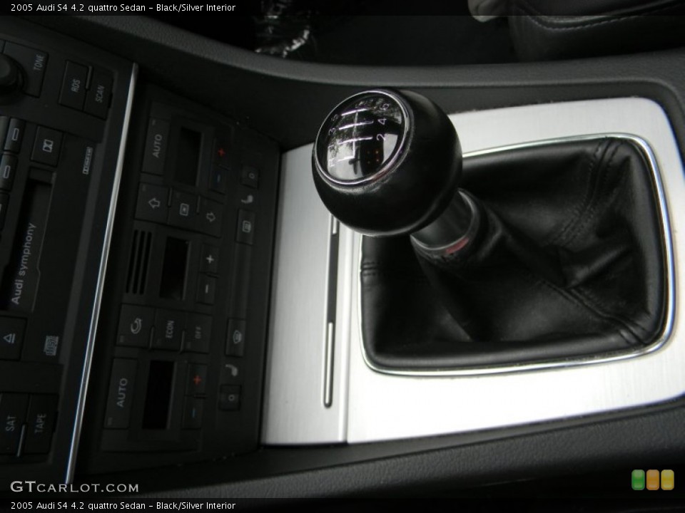 Black/Silver Interior Transmission for the 2005 Audi S4 4.2 quattro Sedan #82766620