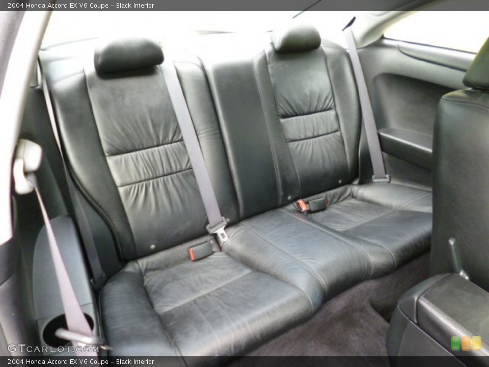 Black Interior Rear Seat for the 2004 Honda Accord EX V6 Coupe #82768661