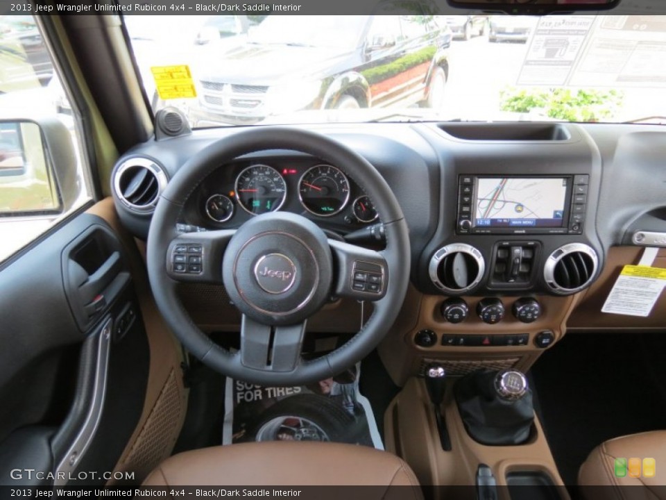 Black/Dark Saddle Interior Dashboard for the 2013 Jeep ...
 2013 Jeep Wrangler Black Interior