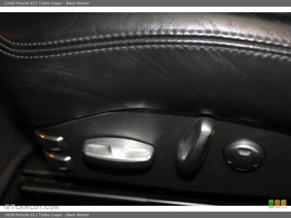 Black Interior Controls for the 2008 Porsche 911 Turbo Coupe #82771827