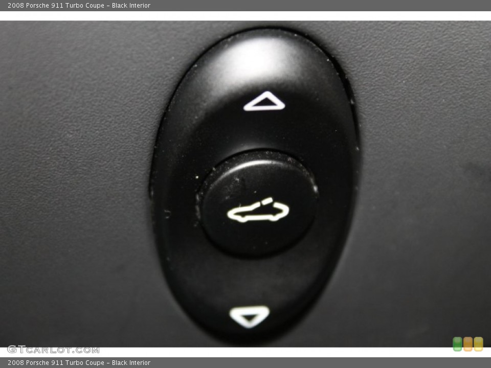 Black Interior Controls for the 2008 Porsche 911 Turbo Coupe #82771911