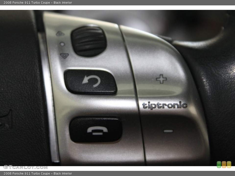 Black Interior Controls for the 2008 Porsche 911 Turbo Coupe #82772071