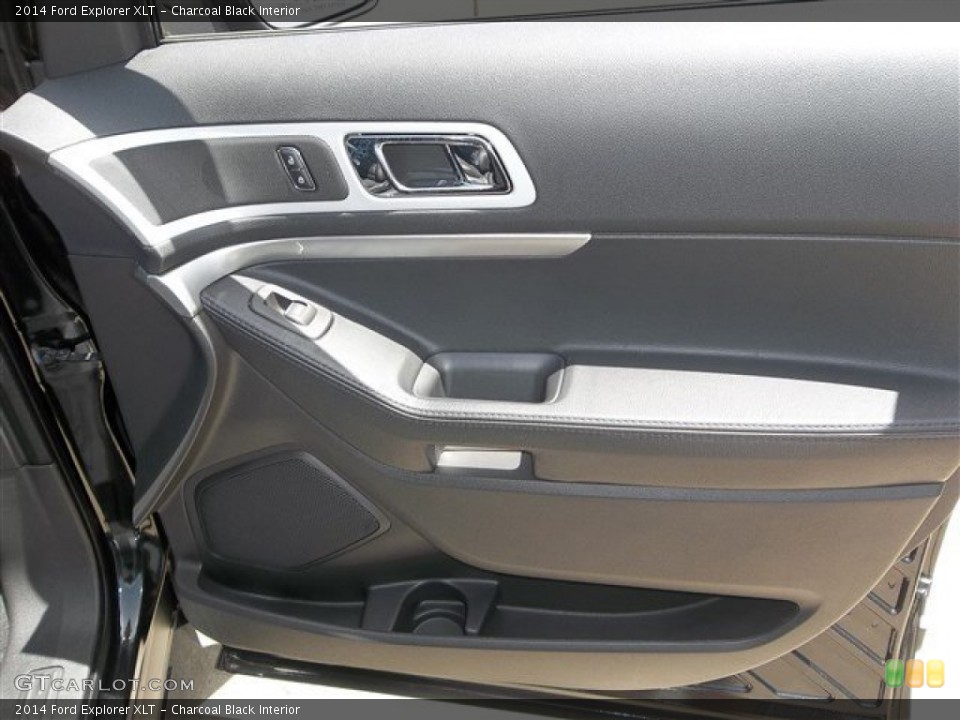 Charcoal Black Interior Door Panel for the 2014 Ford Explorer XLT #82772127