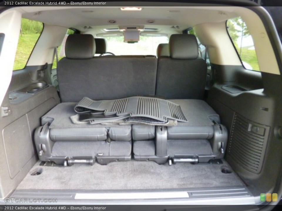 Ebony/Ebony Interior Trunk for the 2012 Cadillac Escalade Hybrid 4WD #82772535