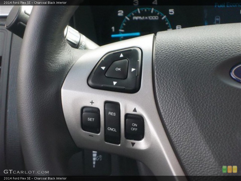 Charcoal Black Interior Controls for the 2014 Ford Flex SE #82772745