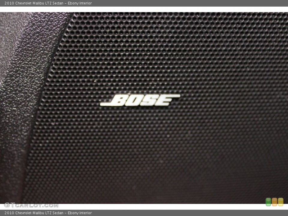 Ebony Interior Audio System for the 2010 Chevrolet Malibu LTZ Sedan #82772790