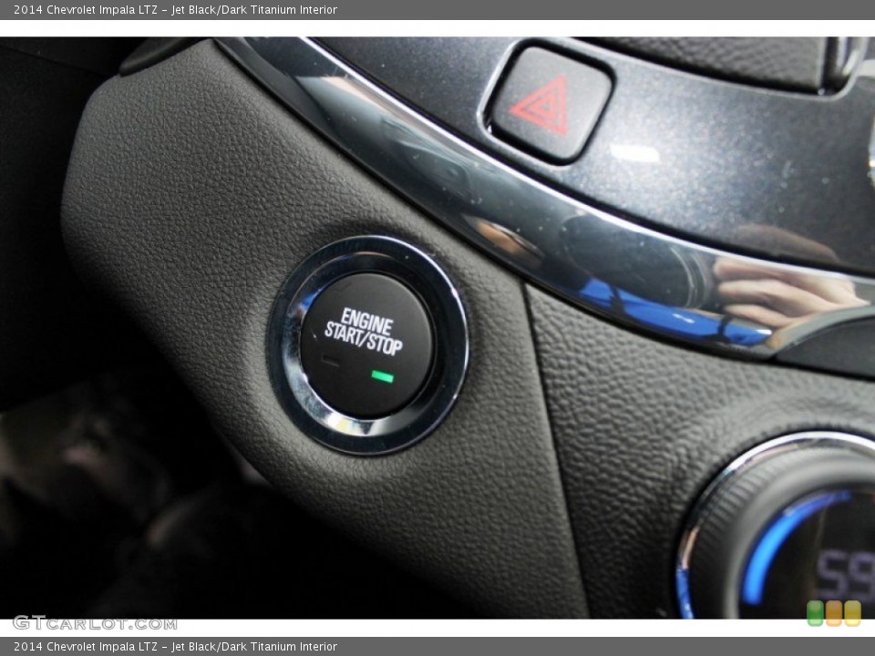 Jet Black/Dark Titanium Interior Controls for the 2014 Chevrolet Impala LTZ #82774836