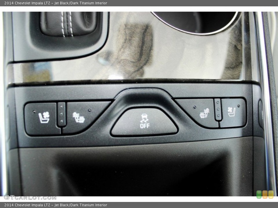 Jet Black/Dark Titanium Interior Controls for the 2014 Chevrolet Impala LTZ #82774927