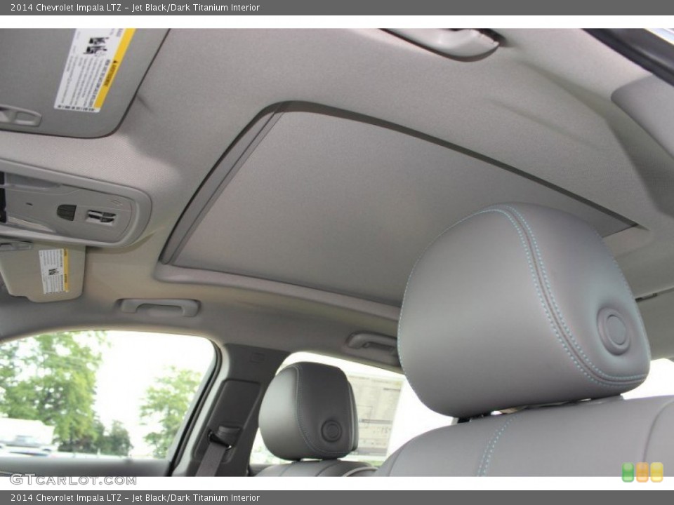 Jet Black/Dark Titanium Interior Sunroof for the 2014 Chevrolet Impala LTZ #82774980