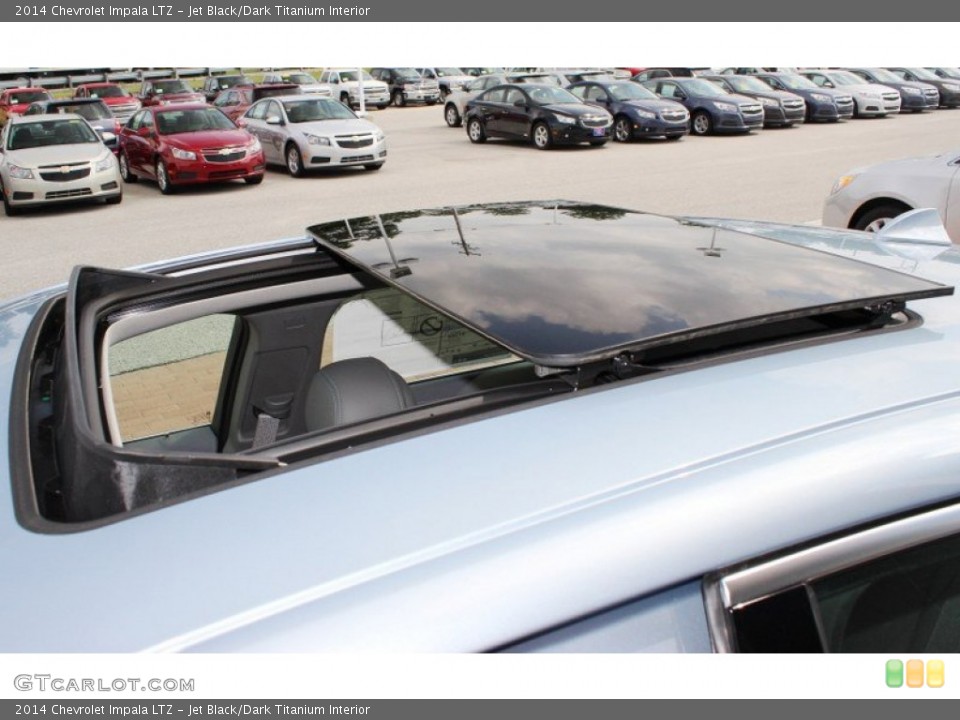 Jet Black/Dark Titanium Interior Sunroof for the 2014 Chevrolet Impala LTZ #82775005