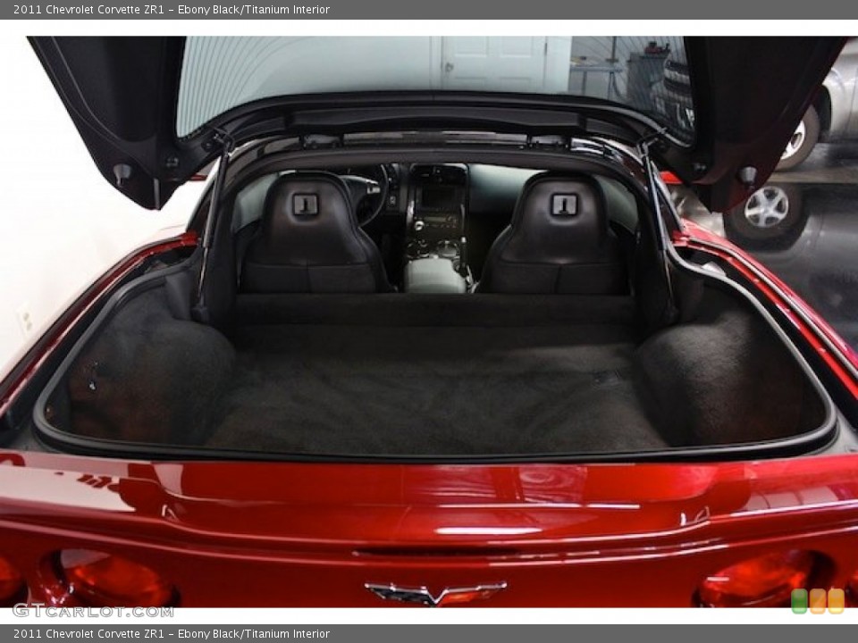 Ebony Black/Titanium Interior Trunk for the 2011 Chevrolet Corvette ZR1 #82775469