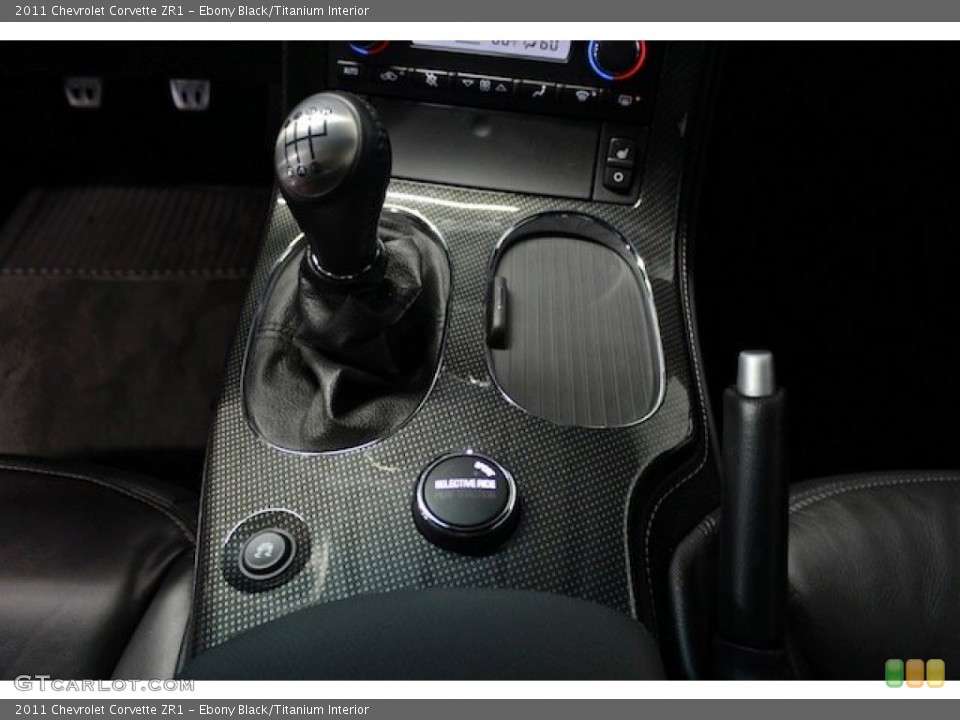 Ebony Black/Titanium Interior Transmission for the 2011 Chevrolet Corvette ZR1 #82775985