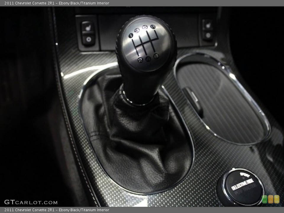 Ebony Black/Titanium Interior Transmission for the 2011 Chevrolet Corvette ZR1 #82776009