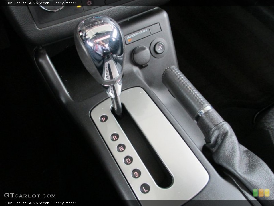 Ebony Interior Transmission for the 2009 Pontiac G6 V6 Sedan #82776397