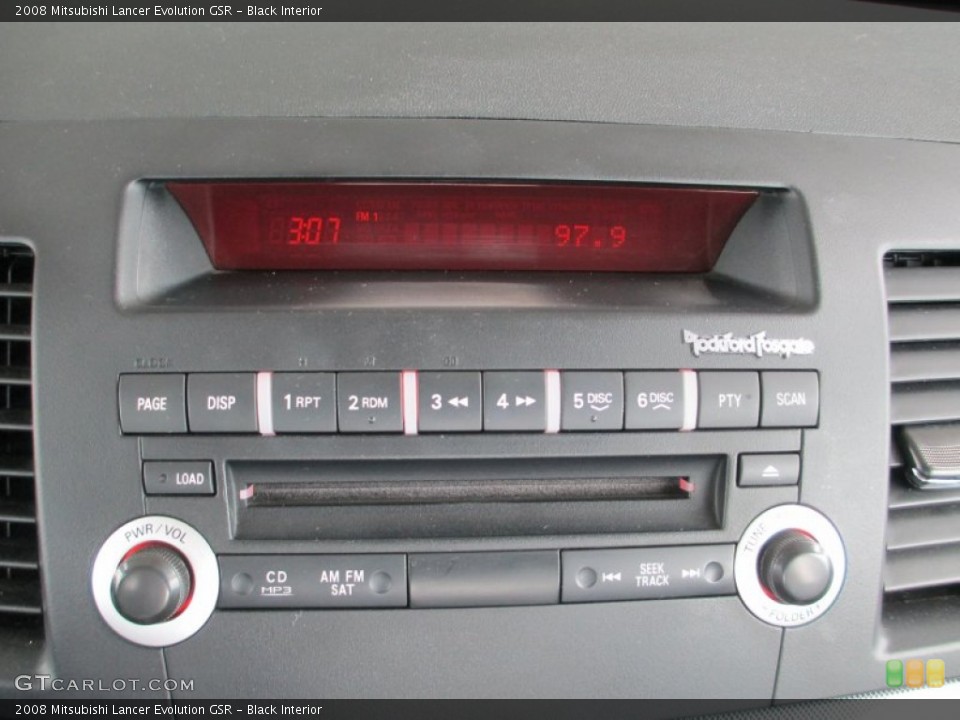 Black Interior Audio System for the 2008 Mitsubishi Lancer Evolution GSR #82777329