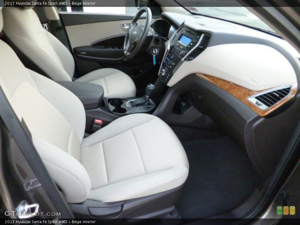 Beige Interior Photo for the 2013 Hyundai Santa Fe Sport AWD #82777371