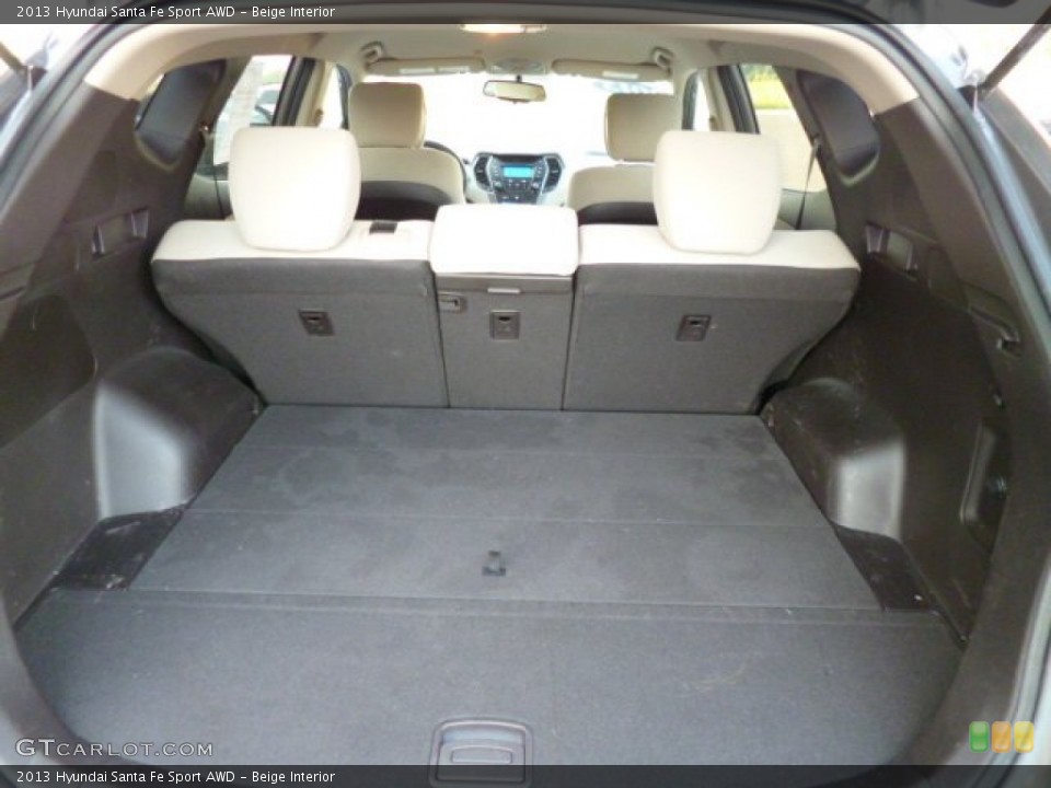 Beige Interior Trunk for the 2013 Hyundai Santa Fe Sport AWD #82777437