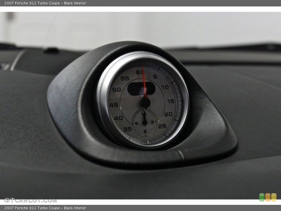 Black Interior Gauges for the 2007 Porsche 911 Turbo Coupe #82778385