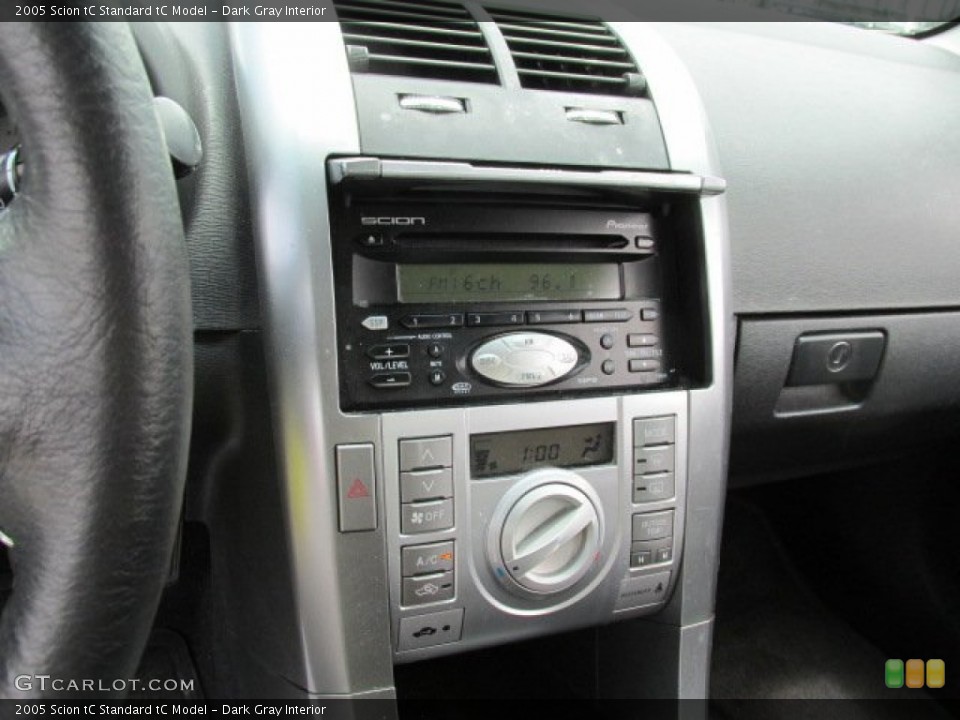 Dark Gray Interior Controls for the 2005 Scion tC  #82779186
