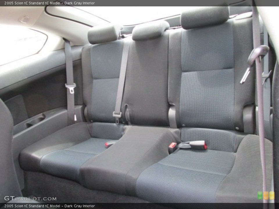 Dark Gray Interior Rear Seat for the 2005 Scion tC  #82779232