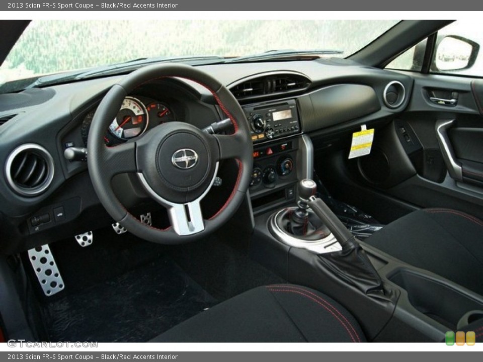 Black/Red Accents Interior Dashboard for the 2013 Scion FR-S Sport Coupe #82779483