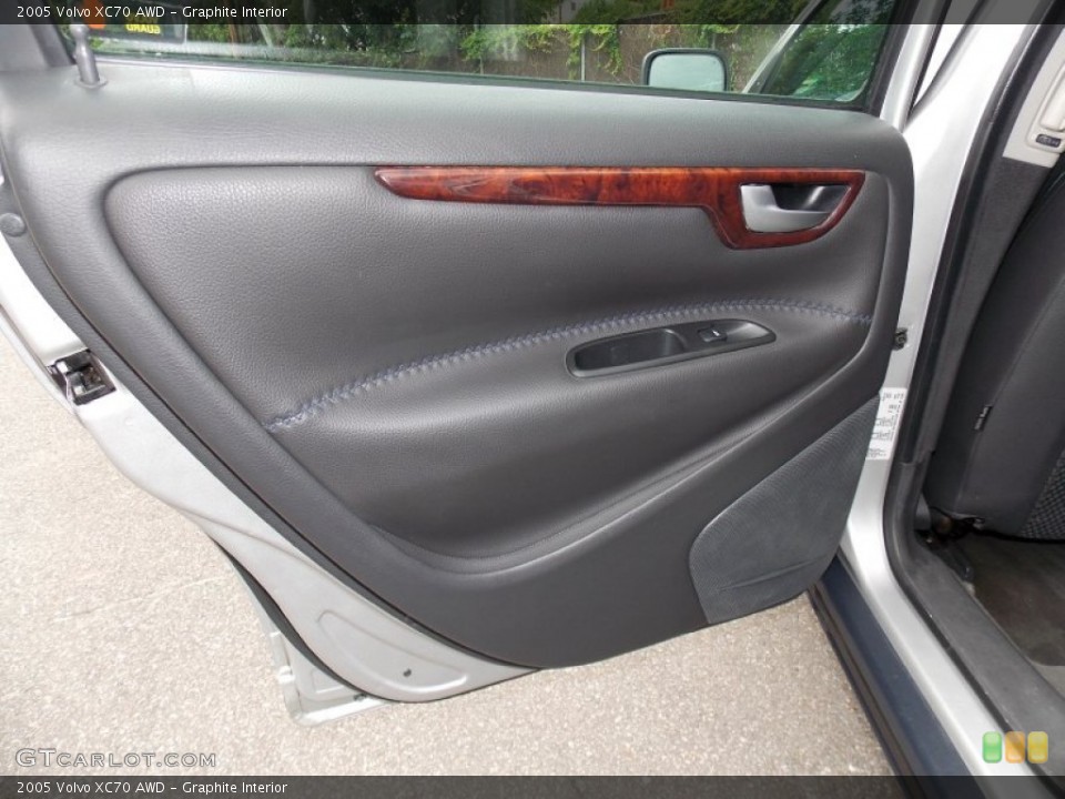 Graphite Interior Door Panel for the 2005 Volvo XC70 AWD #82780452