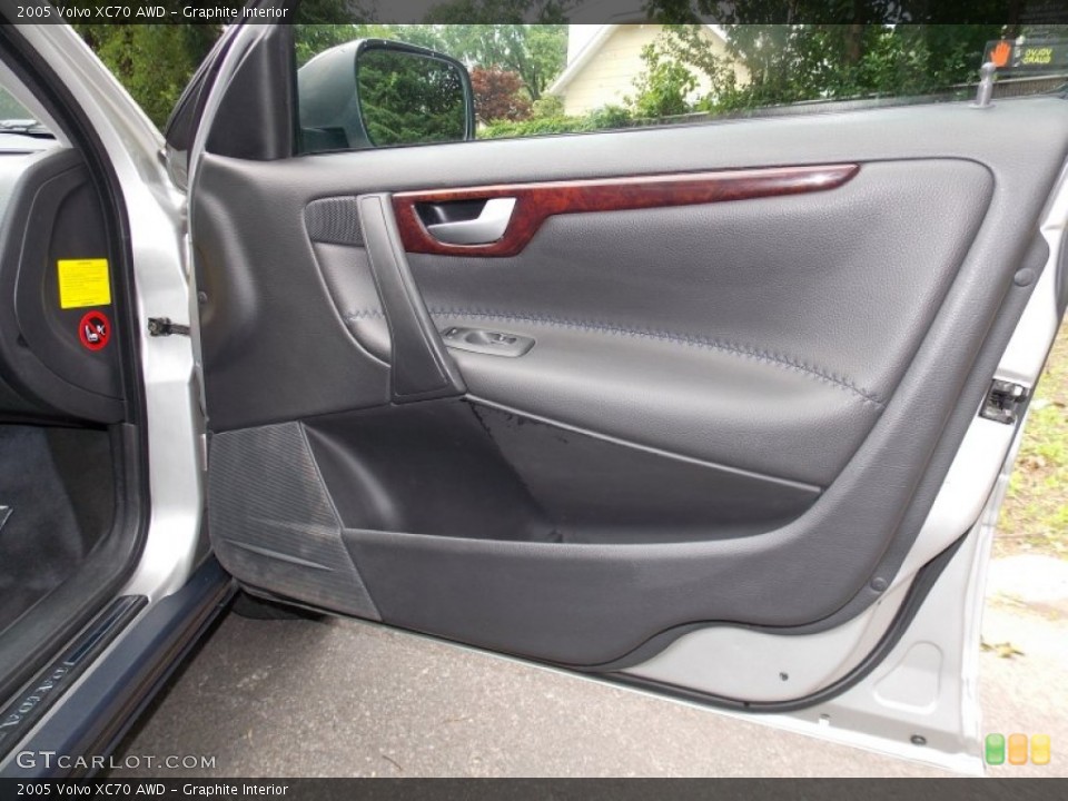 Graphite Interior Door Panel for the 2005 Volvo XC70 AWD #82780507