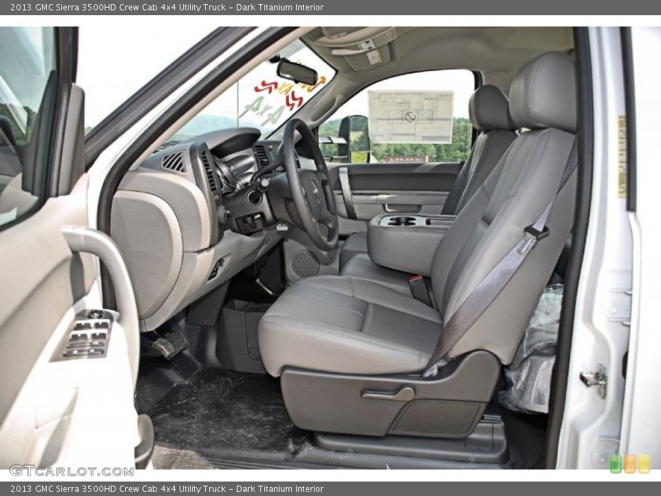 Dark Titanium Interior Photo for the 2013 GMC Sierra 3500HD Crew Cab 4x4 Utility Truck #82780647