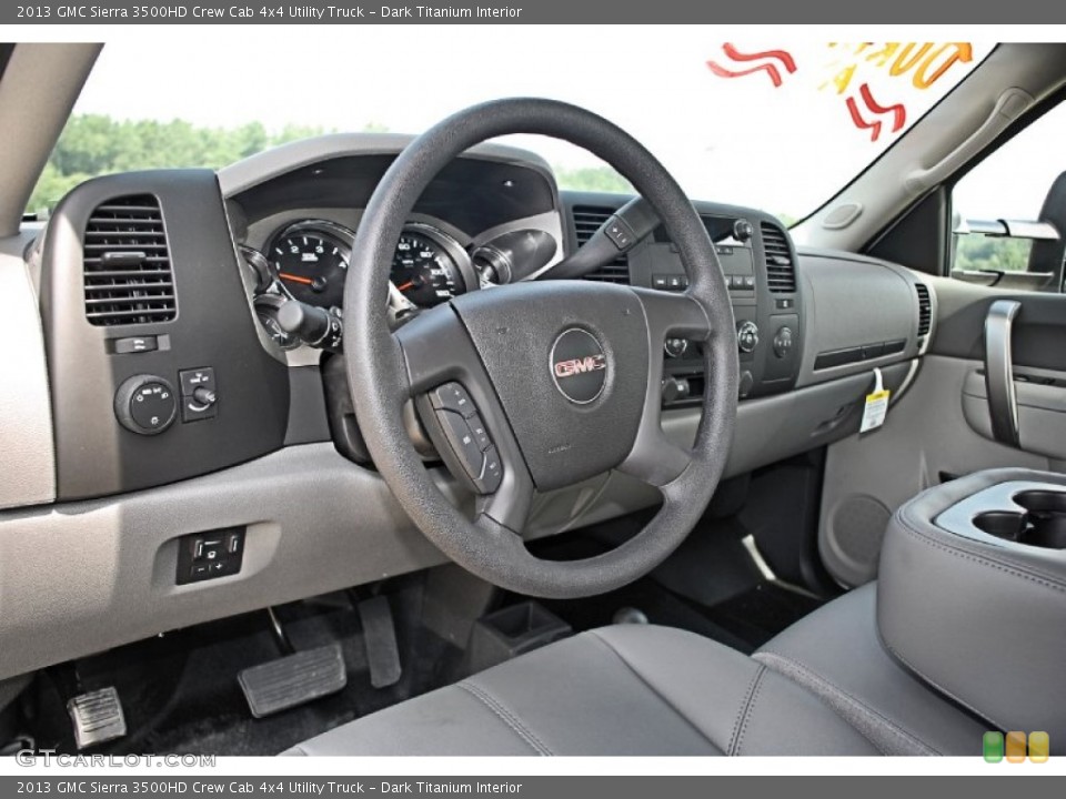 Dark Titanium Interior Dashboard for the 2013 GMC Sierra 3500HD Crew Cab 4x4 Utility Truck #82780662