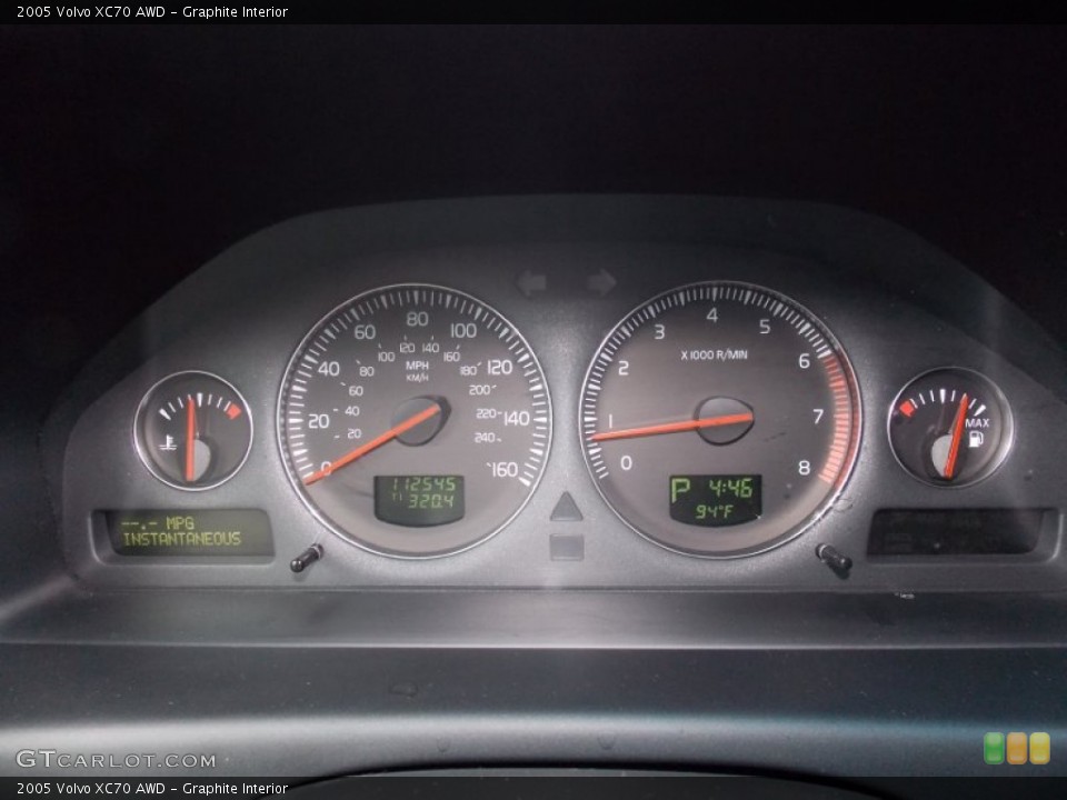 Graphite Interior Gauges for the 2005 Volvo XC70 AWD #82780709