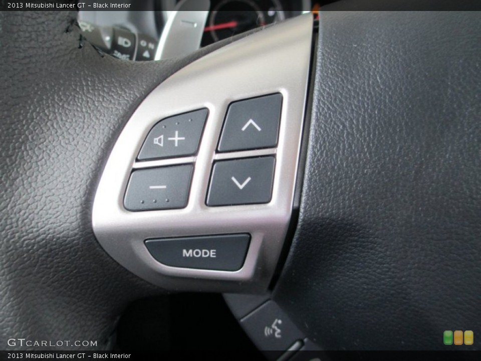 Black Interior Controls for the 2013 Mitsubishi Lancer GT #82781712