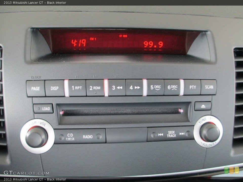 Black Interior Audio System for the 2013 Mitsubishi Lancer GT #82781781