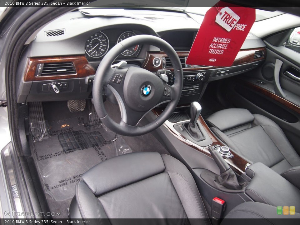 Black 2010 BMW 3 Series Interiors