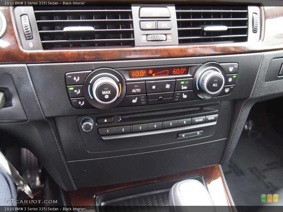Black Interior Controls for the 2010 BMW 3 Series 335i Sedan #82782328