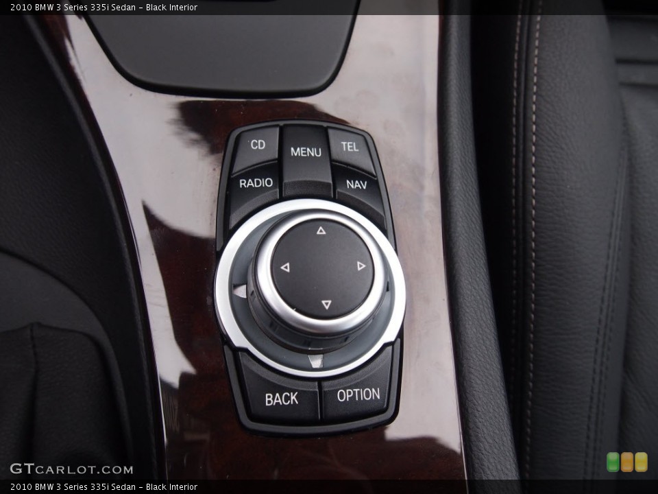 Black Interior Controls for the 2010 BMW 3 Series 335i Sedan #82782358