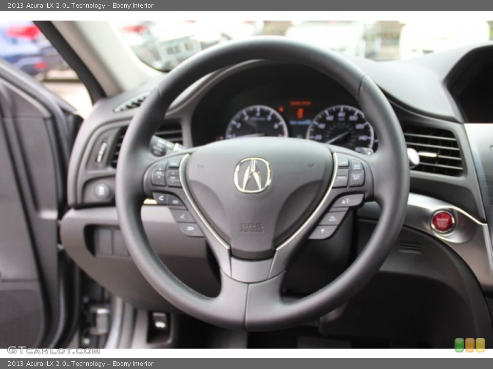 Ebony Interior Steering Wheel for the 2013 Acura ILX 2.0L Technology #82782469