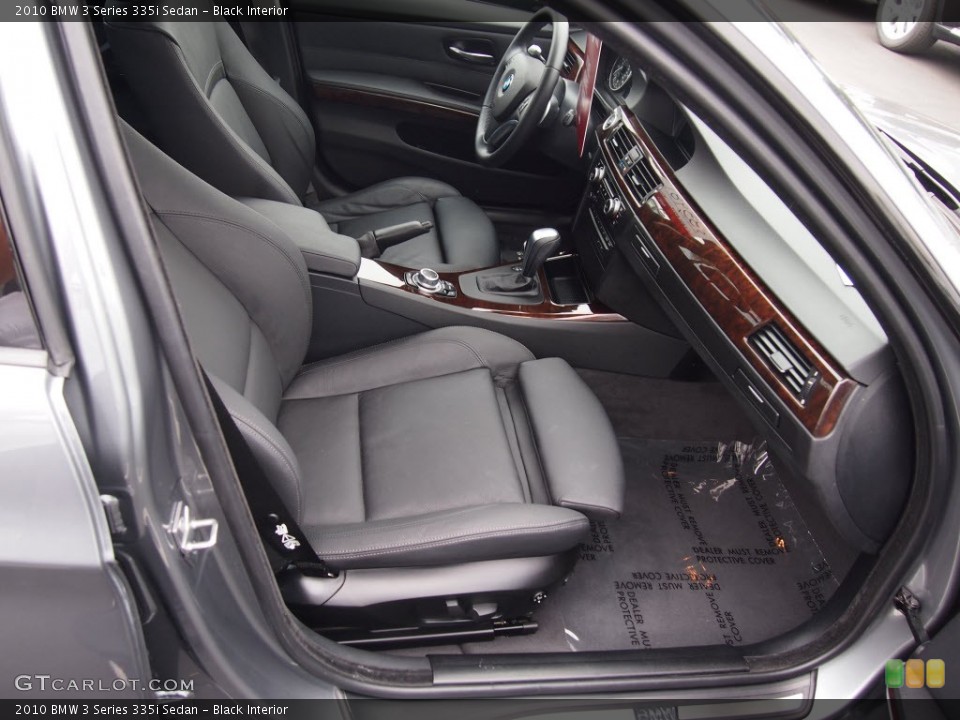 Black Interior Front Seat for the 2010 BMW 3 Series 335i Sedan #82782487