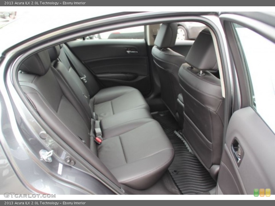 Ebony Interior Rear Seat for the 2013 Acura ILX 2.0L Technology #82782567