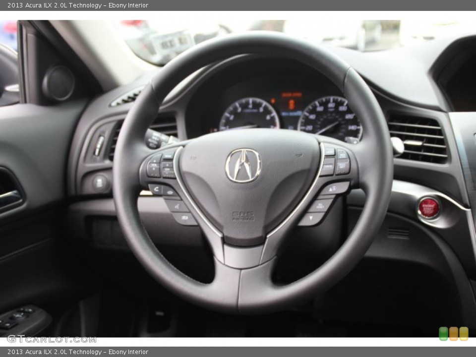 Ebony Interior Steering Wheel for the 2013 Acura ILX 2.0L Technology #82782601