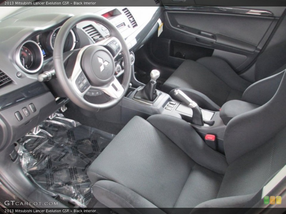 Black Interior Photo for the 2013 Mitsubishi Lancer Evolution GSR #82782937